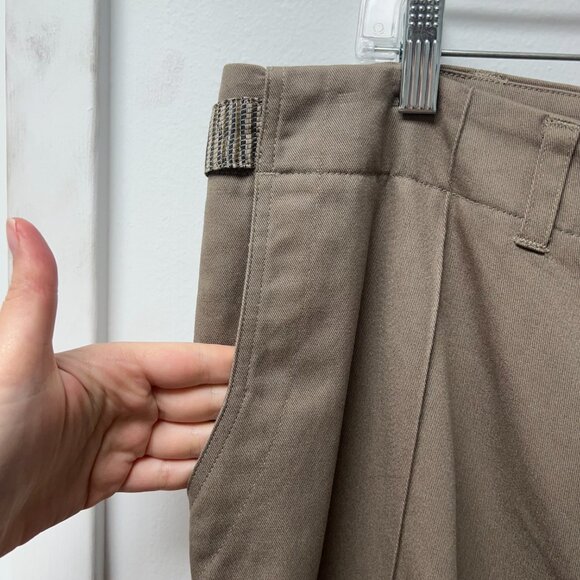 NWT Nicholas Daley Cotton/Silk Khaki Trousers - Size: 34/XL - Picture 3 of 13